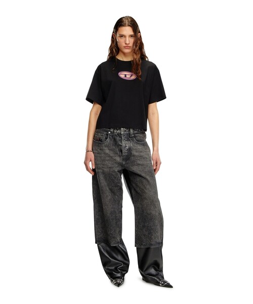 レディース Tシャツ クロップド丈（Tシャツ/カットソー）｜DIESEL  