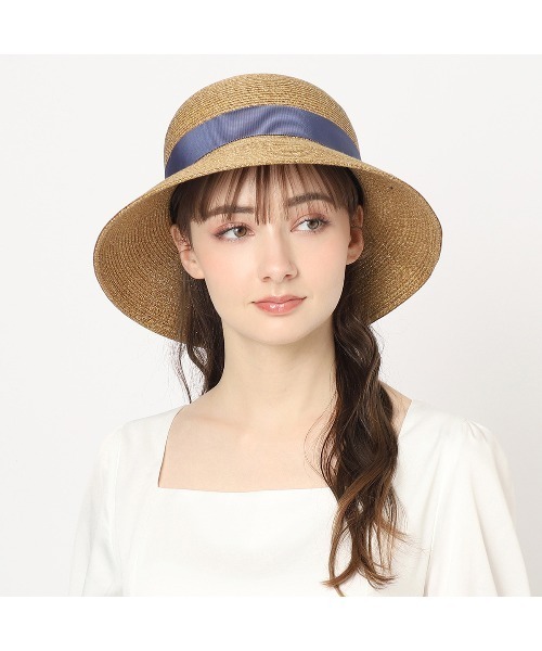 14まで専用フルラ ペーパー ハット 麦わら帽子 リボン巻き ピンク S - M FURLA フルラ 麦わら帽子 ラフィアハット リボン S-M ピンク /UD
