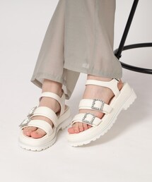 ◆バックルカジュアルサンダル