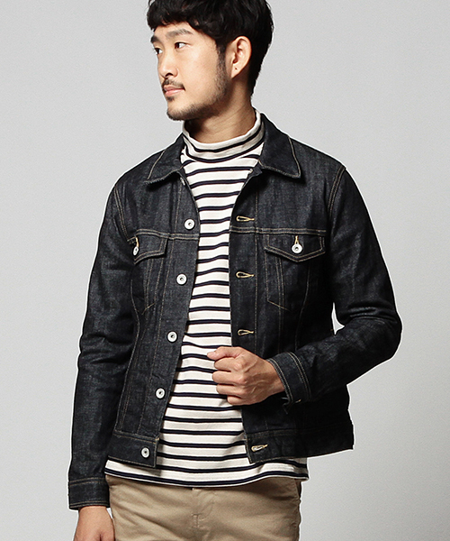 BEAMS（ビームス）の「◆BEAMS / デニム Gジャケット（デニムジャケット・メンズ・インディゴブルー/ブルー系その他・LARGE/MEDIUM/SMALL）」の2枚目の写真