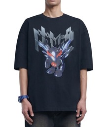 A'GEM/9 × .kom 『NOMANUAL/ノーマニュアル』 NM DEVIL T-SHIRT/デビル