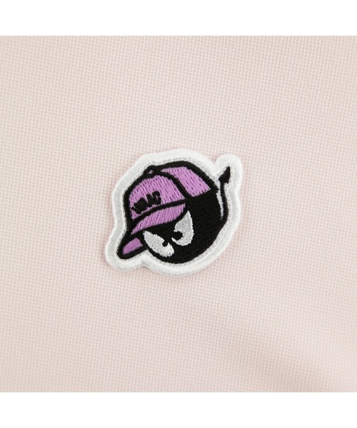 WAAC(ワック)の「WOMENS リサイクル鹿の子 半袖モックネック(Tシャツ/カットソー・レディース・ホワイト/ライトブルー/ライトピンク・SMALL/X-SMALL)」の13枚目の写真