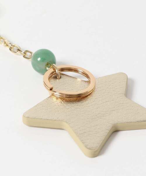 RODE SKO（ロデスコ）の「『別注』Hashibami×RODESKO　イニシャルチャーム（キーホルダー・レディース・ベージュ/ゴールド/ライトカーキ/ブルー系その他/ライトピンク・ONE）」の15枚目の写真