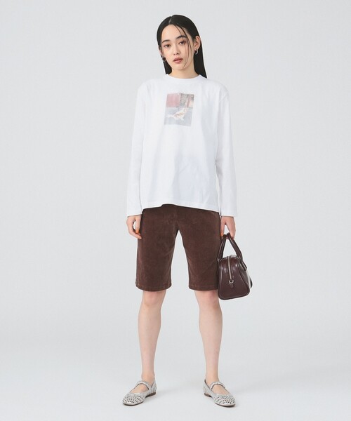 カット コーデュロイ バイカー ショーツ [洗える]（その他パンツ