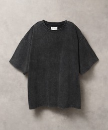 【welise/ウェライズ】ケミカルオーバーダイ ハーフスリーブ オーバーサイズTシャツ