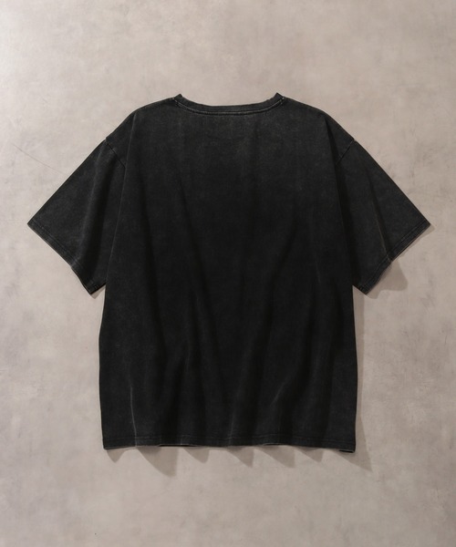 welise(ウェライズ)の「【welise/ウェライズ】ケミカルオーバーダイ ハーフスリーブ オーバーサイズTシャツ(Tシャツ/カットソー・メンズ・グレー/ブラック系その他/ブラック・S/M/L)」の21枚目の写真
