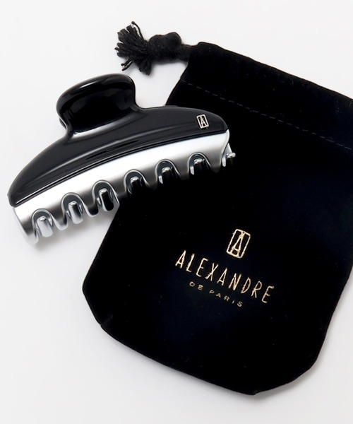 Alexandre de Paris regular black jewel hair clip Pince