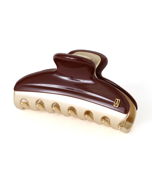 ALEXANDRE DE PARIS（アレクサンドルドゥパリ）の「【ALEXANDRE DE PARIS/アレクサンドル ドゥ パリ】PINCE VENDOME ECLAT/バンスクリップ (MEDIUM)（バレッタ/ヘアクリップ・レディース・ベージュ/ブラック/ブラック系その他2/アイボリー/ゴールド/ブラウン系その他2/グレー/ブルー/ブラウン/ホワイト/ピンク/ボルドー・FREE）」の6枚目の写真