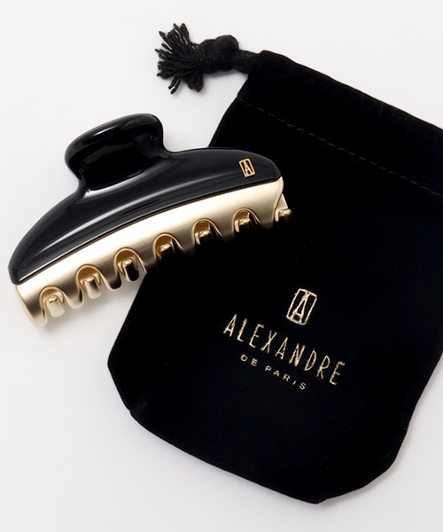 ヘアアクセサリー ALEXANDRE DE PARIS PINCE VENDOME ECLAT Alexandre de Paris regular brown jewel hair clip Pince