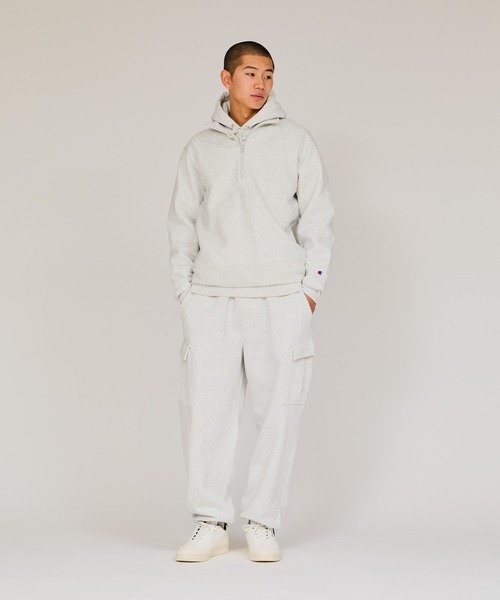 Champion（チャンピオン）の「【Champion/チャンピオン】メンズ メンズカジュアル ハーフジップスウェットシャツ（スウェット・メンズ・ブラック/ヘザーグレー・X-LARGE/MEDIUM/LARGE）」の5枚目の写真
