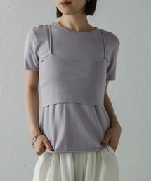 【MINERTE】camisole set T-shirt / キャミソールセットTシャツ