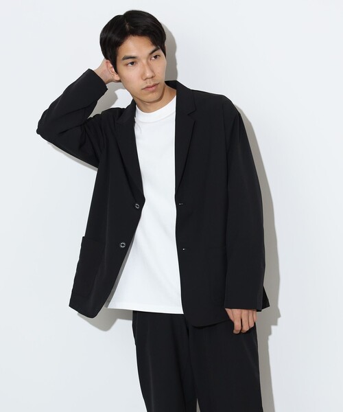 BEAMS HEART（ビームスハート）の「ストレッチ イージー 2ボタン ジャケット＆パンツ (セットアップ)（セットアップ・メンズ・ネイビー/ブラック・S/M/L/XL）」の14枚目の写真