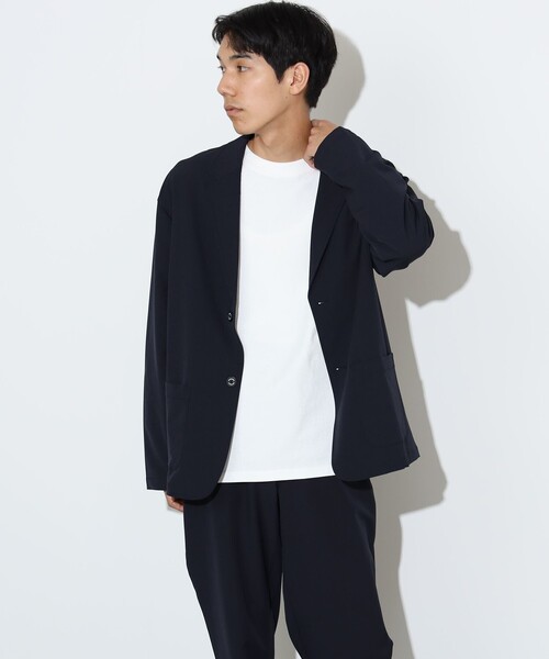 BEAMS HEART（ビームスハート）の「ストレッチ イージー 2ボタン ジャケット＆パンツ (セットアップ)（セットアップ・メンズ・ネイビー/ブラック・S/M/L/XL）」の20枚目の写真