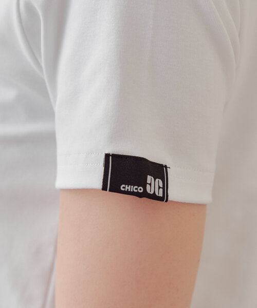 セール】ロゴ刺繍チビT（Tシャツ/カットソー）｜Chico（チコ）の