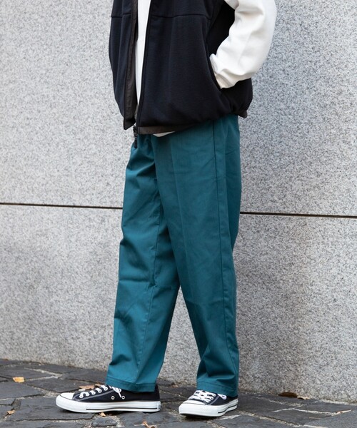 coen（コーエン）の「ガレージチノテーパードパンツ（チノパンツ・メンズ・ブラック/ターコイズブルー/ベージュ/ワインレッド・S/M/L/XL）」の15枚目の写真