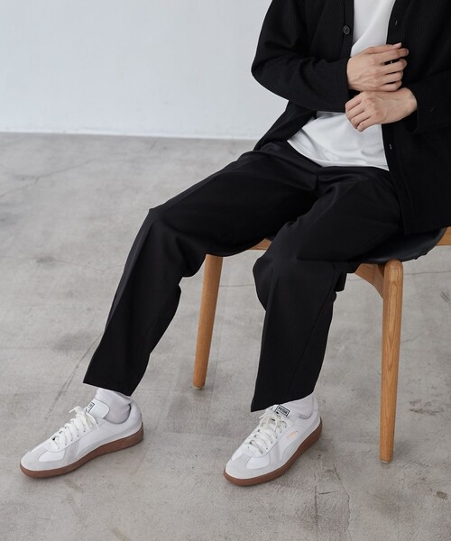 coen（コーエン）の「ガレージチノテーパードパンツ（チノパンツ・メンズ・ブラック/ターコイズブルー/ベージュ/ワインレッド・S/M/L/XL）」の19枚目の写真