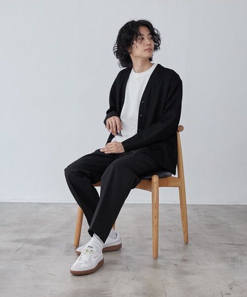 coen（コーエン）の「ガレージチノテーパードパンツ（チノパンツ・メンズ・ブラック/ターコイズブルー/ベージュ/ワインレッド・S/M/L/XL）」の20枚目の写真