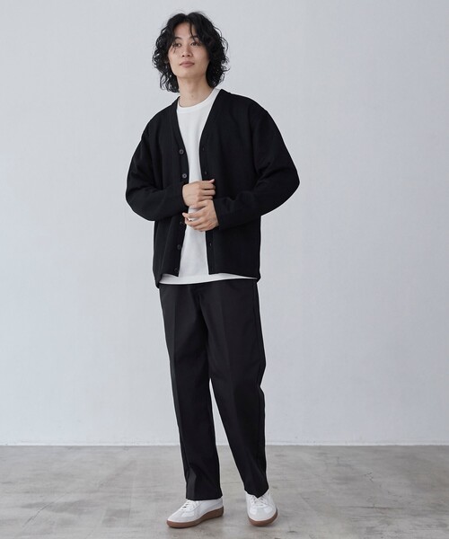 coen（コーエン）の「ガレージチノテーパードパンツ（チノパンツ・メンズ・ブラック/ターコイズブルー/ベージュ/ワインレッド・S/M/L/XL）」の22枚目の写真