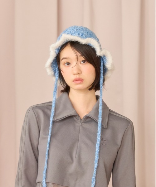 kaorinomori（カオリノモリ）の「kaorinomori レーラハット / カオリノモリ（ハット・レディース・ブルー/ホワイト/ブラック・FREE）」の18枚目の写真