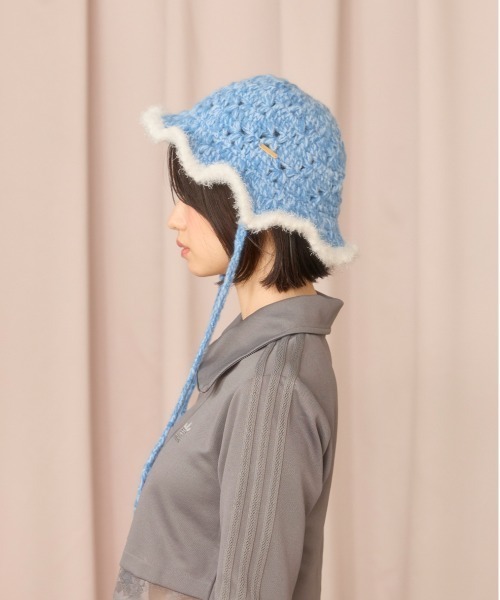 kaorinomori（カオリノモリ）の「kaorinomori レーラハット / カオリノモリ（ハット・レディース・ブルー/ホワイト/ブラック・FREE）」の20枚目の写真