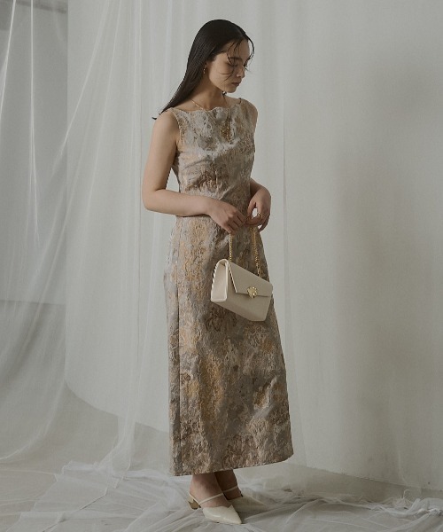 Wandering jacquard dress（ドレス）｜LE'RURE（リルアー）の