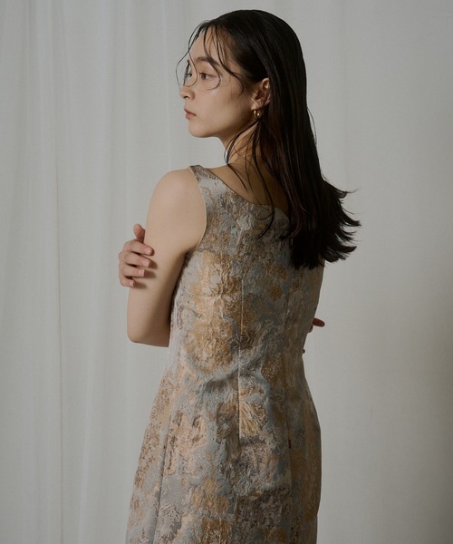 レビュー高評価の商品!の商品をすべて Wandering jacquard dress（ドレス）｜LE'RURE（リルアー）の スーツ・フォーマル・ドレス