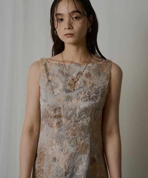 【24時間限定お値下げ中】リルアー　LERURE ドレス　Mlong Wandering jacquard dress（ドレス）｜LE'RURE（リルアー）の