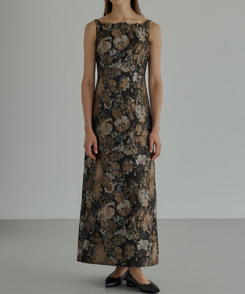 買い保障できる Wandering jacquard dress（ドレス）｜LE'RURE（リルアー）の スーツ・フォーマル・ドレス