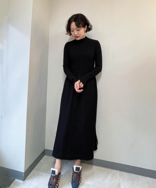 ketty cherie（ケティシェリー）の「シャギーベストxリブ切り替えワンピース≪手洗い可能≫（ワンピース・レディース・グレー/ブラック・M）」の13枚目の写真