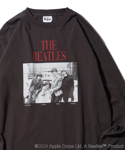 The Beatles(ザビートルズ)の「【THE BEATLES/ザ ビートルズ】フォトプリントロングスリーブTシャツ(Tシャツ/カットソー・レディース・ライトグレー/オフホワイト/チャコールグレー・MEDIUM/LARGE/X-LARGE)」の3枚目の写真
