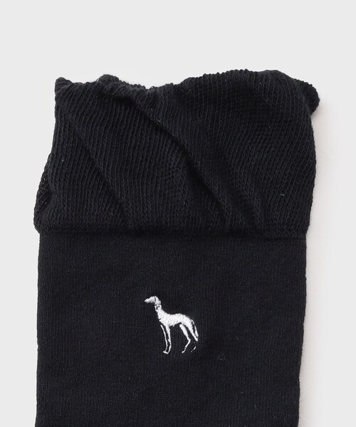 adabat（アダバット）の「フレンチデザイン 格子柄 普通丈ソックス（ソックス/靴下・レディース・ブラック/ホワイト・00）」の6枚目の写真