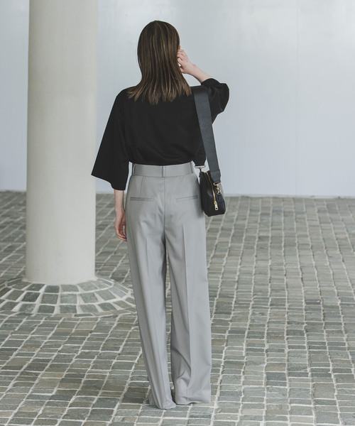 Noble（ノーブル）の「《WEB限定追加》Room no.8/ルームエイト スーピマコットンハーフスリーブTEE（Tシャツ/カットソー・レディース・ブラック/レッド/ライトグレー・FREE）」の8枚目の写真