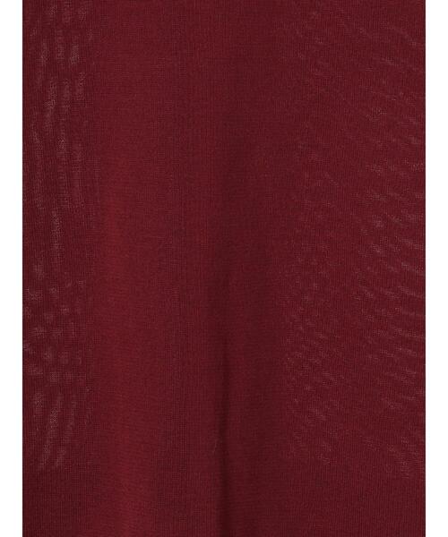 Samansa Mos2 blue（サマンサモスモスブルー）の「◎ニットジレ（ニット/セーター・レディース・ボルドー/チャコールグレー/オフホワイト・F）」の10枚目の写真