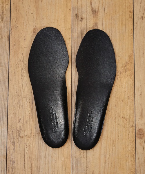 PADRONE（パドローネ）の「PADRONE パドローネ / Leather Insole 別注レザーインソール / PU9999-9302（インソール/シューズクッション・メンズ・キャメル/ブラック・MEDIUM/LARGE）」の3枚目の写真