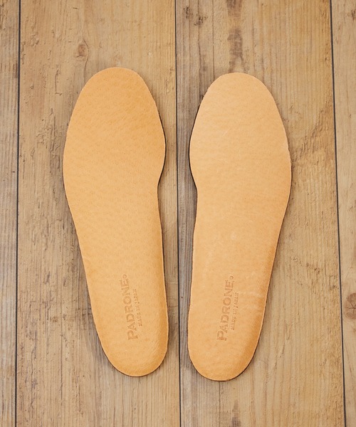PADRONE（パドローネ）の「PADRONE パドローネ / Leather Insole 別注レザーインソール / PU9999-9302（インソール/シューズクッション・メンズ・キャメル/ブラック・MEDIUM/LARGE）」の11枚目の写真