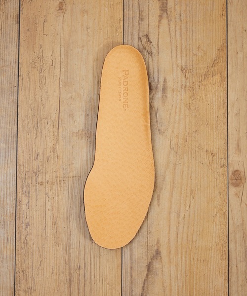 PADRONE（パドローネ）の「PADRONE パドローネ / Leather Insole 別注レザーインソール / PU9999-9302（インソール/シューズクッション・メンズ・キャメル/ブラック・MEDIUM/LARGE）」の13枚目の写真