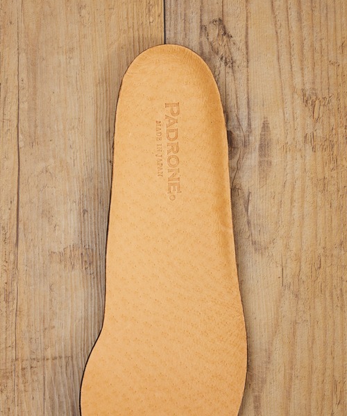 PADRONE（パドローネ）の「PADRONE パドローネ / Leather Insole 別注レザーインソール / PU9999-9302（インソール/シューズクッション・メンズ・キャメル/ブラック・MEDIUM/LARGE）」の14枚目の写真