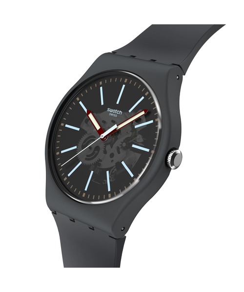 SWATCH（スウォッチ）の「COBBLESTONE STREET（アナログ腕時計・レディース・グレー・FREE）」の5枚目の写真