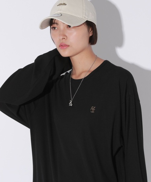 Anui(アニュイ)の「【UNISEX/3サイズ展開】プレートリブトップス(Tシャツ/カットソー・レディース・オフホワイト/ブラック/ブラウン・LARGE/MEDIUM/SMALL)」の1枚目の写真