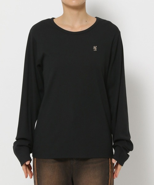 Anui(アニュイ)の「【UNISEX/3サイズ展開】プレートリブトップス(Tシャツ/カットソー・レディース・オフホワイト/ブラック/ブラウン・LARGE/MEDIUM/SMALL)」の15枚目の写真