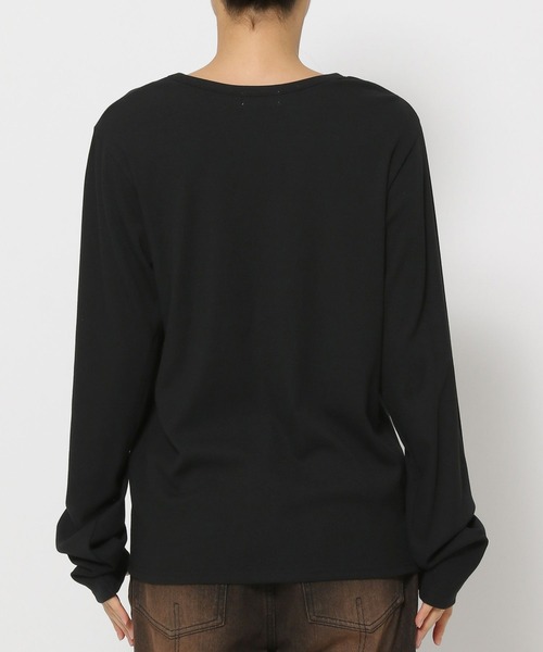 Anui(アニュイ)の「【UNISEX/3サイズ展開】プレートリブトップス(Tシャツ/カットソー・レディース・オフホワイト/ブラック/ブラウン・LARGE/MEDIUM/SMALL)」の17枚目の写真