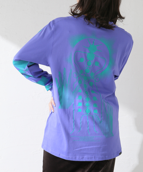 P.A.M.（パム）の「【P.A.M/パム】CONTACT LS TEE PURPLE HAZE：カットソー（Tシャツ/カットソー・レディース・パープル系その他・MEDIUM/LARGE）」の2枚目の写真