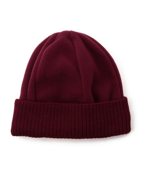 BEAUTY&YOUTH UNITED ARROWS（ビューティーアンドユースユナイテッドアローズ）の「＜GRILLO×BY＞ FLEECE CAP/ニットキャップ ◆（ニットキャップ/ビーニー・メンズ・ブラック/ワインレッド/オリーブ/ネイビー・ONE）」の4枚目の写真