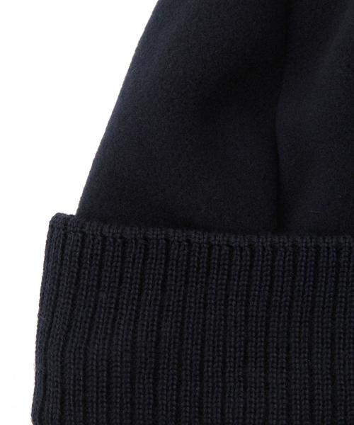 BEAUTY&YOUTH UNITED ARROWS（ビューティーアンドユースユナイテッドアローズ）の「＜GRILLO×BY＞ FLEECE CAP/ニットキャップ ◆（ニットキャップ/ビーニー・メンズ・ブラック/ワインレッド/オリーブ/ネイビー・ONE）」の6枚目の写真