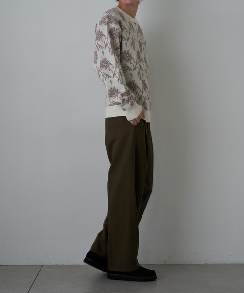 COLONY 2139(コロニートゥーワンスリーナイン)の「スウェットライクペイズリーニット(ニット/セーター・メンズ・チャコールグレー/アイボリー・MEDIUM/LARGE)」の14枚目の写真