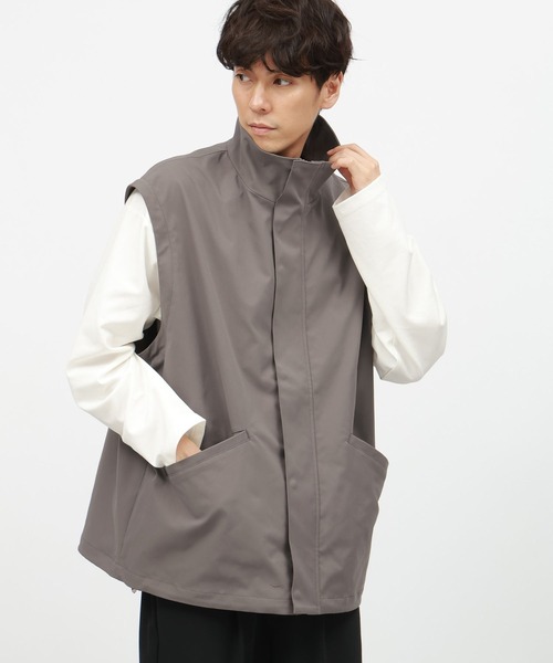 LAKOLE（ラコレ）の「2WAYスタンドブルゾン/143947（ブルゾン・メンズ・ブラック/サンドグレー/カーキ・LARGE/MEDIUM）」の11枚目の写真