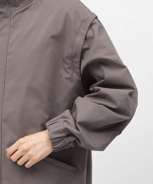 LAKOLE（ラコレ）の「2WAYスタンドブルゾン/143947（ブルゾン・メンズ・ブラック/サンドグレー/カーキ・LARGE/MEDIUM）」の21枚目の写真