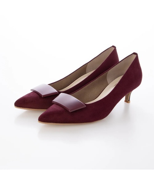 Launa lea（ラウナレア）の「【25秋冬新色登場】5cmバックルポインテッドトゥパンプス(0573)（パンプス・レディース・ブラック/モカ/ブラックミックス/ブルー/ピンク/グレー系その他/ホワイト/ベージュ/ライトブルー/ボルドー/ネイビー系1・22.5cm/23.5cm/24.5cm/23.0cm/24.0cm/25.0cm/22.0cm）」の12枚目の写真