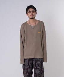 【EFFECTEN】ee Embroidery Pullover Knit