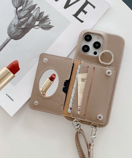 Fun & Daily（ファンアンドデイリー）の「レザーショルダー iPhoneケース　iPhone14 15 16 17 Pro/Pro Max/Plus/Air アイフォンケース スマホカバー（スマホケース/カバー・レディース・グレー/ブラック/ホワイト/ブラウン・iPhone 14/iPhone 14 Plus/iPhone 14 Pro/iPhone 14 Pro Max/iPhone 15/iPhone 15 Plus/iPhone 15 Pro/iPhone 15 Pro Max/iPhone 16/iPhone 16 Plus/iPhone 16 Pro/iPhone 16 Pro Max/iPhone 17/iPhone 17 Pro/iPhone 17 Pro Max/iPhone Air）」の11枚目の写真